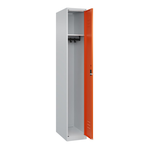 C+P Spind Classic PLUS, 1 Abteil, 1850x300x500mm, 7035/2004 Verschluss Zylinderschloss