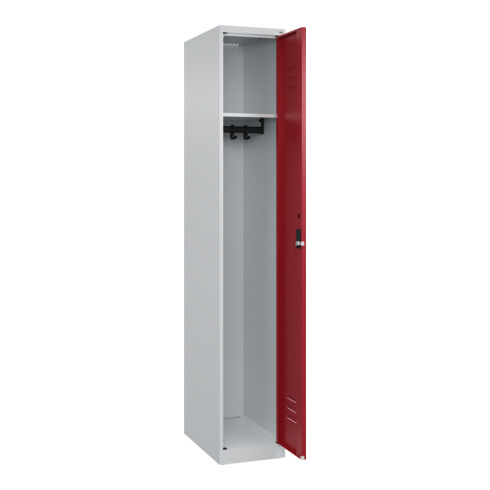 C+P Spind Classic PLUS, 1 Abteil, 1850x300x500mm, 7035/3003 Verschluss Zylinderschloss