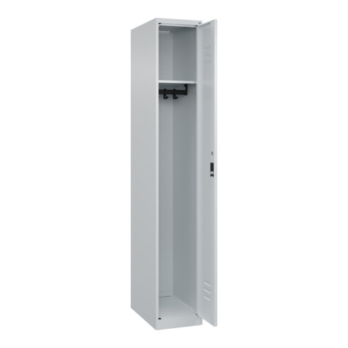 C+P Spind Classic PLUS, 1 Abteil, 1850x300x500mm, 7035/7035 Verschluss Zylinderschloss