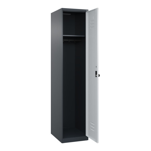C+P Spind Classic PLUS, 1 Abteil, 1850x400x500mm, 7016/7035 Verschluss Sicherheits-Drehriegel