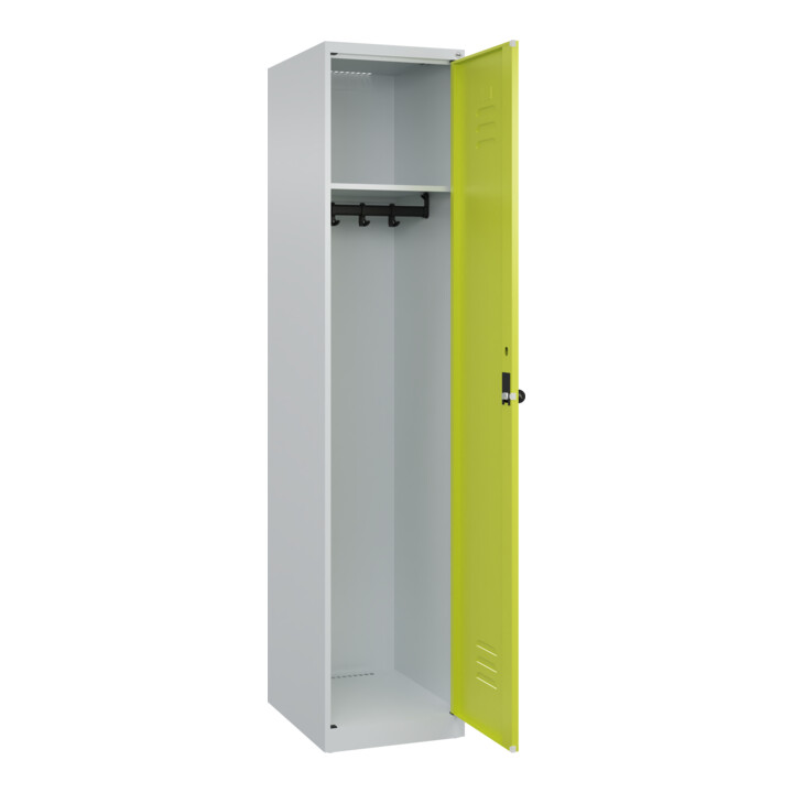 C+P Spind Classic PLUS, 1 Abteil, 1850x400x500mm, 7035/0024 Verschluss Sicherheits-Drehriegel