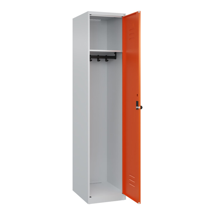 C+P Spind Classic PLUS, 1 Abteil, 1850x400x500mm, 7035/2004 Verschluss Sicherheits-Drehriegel