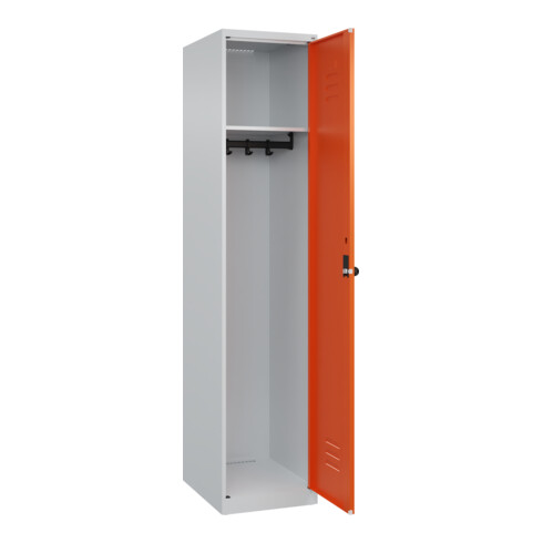 C+P Spind Classic PLUS, 1 Abteil, 1850x400x500mm, 7035/2004 Verschluss Sicherheits-Drehriegel
