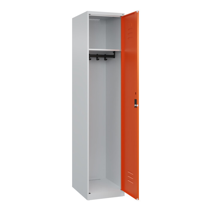 C+P Spind Classic PLUS, 1 Abteil, 1850x400x500mm, 7035/2004 Verschluss Zylinderschloss