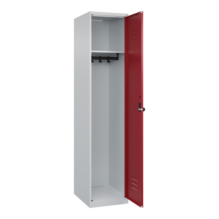 C+P Spind Classic PLUS, 1 Abteil, 1850x400x500mm, 7035/3003 Verschluss Sicherheits-Drehriegel