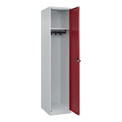 C+P Spind Classic PLUS, 1 Abteil, 1850x400x500mm, 7035/3003 Verschluss Sicherheits-Drehriegel