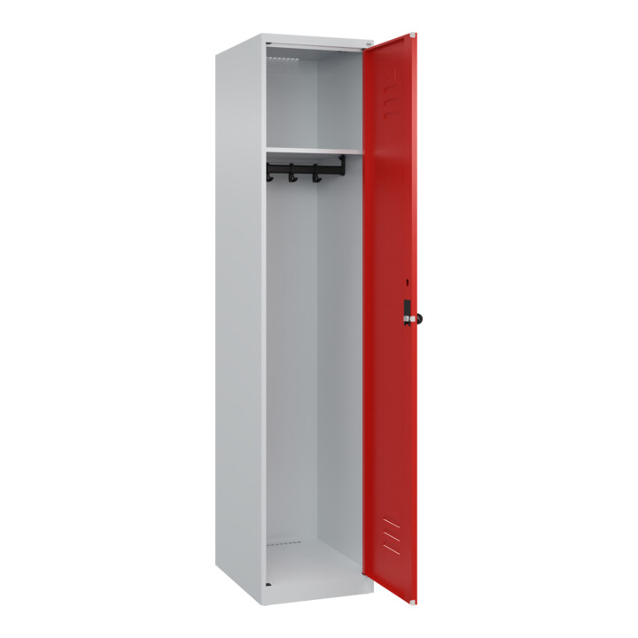 C+P Spind Classic PLUS, 1 Abteil, 1850x400x500mm, 7035/3020 Verschluss Sicherheits-Drehriegel