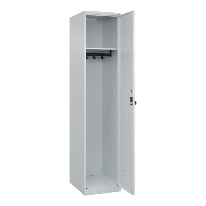 C+P Spind Classic PLUS, 1 Abteil, 1850x400x500mm, 7035/7035 Verschluss Sicherheits-Drehriegel