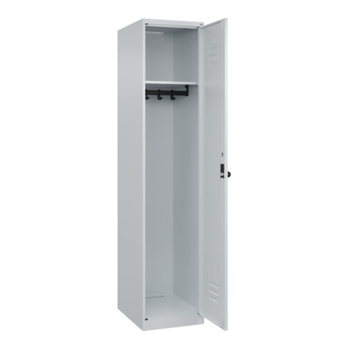 C+P Spind Classic PLUS, 1 Abteil, 1850x400x500mm, 7035/7035 Verschluss Sicherheits-Drehriegel