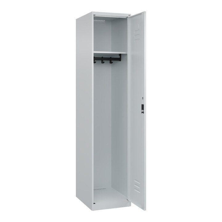 C+P Spind Classic PLUS, 1 Abteil, 1850x400x500mm, 7035/7035 Verschluss Zylinderschloss