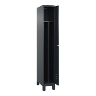 C+P Spind Classic PLUS 1 Abteil 1950 x 300 x 500 mm Anthrazitgrau