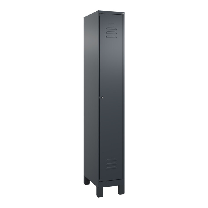 C+P Spind Classic PLUS 1 Abteil 1950 x 300 x 500 mm Anthrazitgrau