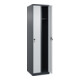 C+P Spind Classic PLUS, 2 Abteile, 1850x500x500mm, 7016/7035 Verschluss Sicherheits-Drehriegel 3 Garderobenhaken-4