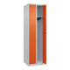 C+P Spind Classic PLUS, 2 Abteile, 1850x500x500mm, 7035/2004 Verschluss Zylinderschloss 3 Garderobenhaken-4