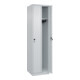 C+P Spind Classic PLUS, 2 Abteile, 1850x500x500mm, 7035/7035 Verschluss Sicherheits-Drehriegel 3 Garderobenhaken-4