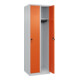 C+P Spind Classic PLUS, 2 Abteile, 1850x600x500mm, 7035/2004 Verschluss Sicherheits-Drehriegel 3 Garderobenhaken-5