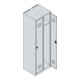 C+P Spind Classic PLUS, 2 Abteile, 1850x600x500mm, 7035/3003 Verschluss Sicherheits-Drehriegel 3 Garderobenhaken-4