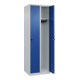 C+P Spind Classic PLUS, 2 Abteile, 1850x600x500mm, 7035/5010 Verschluss Sicherheits-Drehriegel 3 Garderobenhaken-4