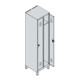 C+P Spind Classic PLUS 2 compartiments 1950 × 500 × 500 mm 9016/9016