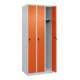 C+P Spind Classic PLUS, 3 Abteile, 1850x750x500mm, 7035/2004 Verschluss Sicherheits-Drehriegel 3 Garderobenhaken-4