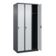 C+P Spind Classic PLUS, 3 Abteile, 1850x900x500mm, 7016/7035 Verschluss Sicherheits-Drehriegel 3 Garderobenhaken-5