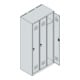 C+P Spind Classic PLUS, 3 Abteile, 1850x900x500mm, 7035/7016 Verschluss Sicherheits-Drehriegel 3 Garderobenhaken