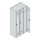 C+P Spind Classic PLUS, 3 Abteile, 1850x900x500mm, 7035/7016 Verschluss Zylinderschloss 3 Garderobenhaken-2