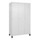 C+P Spind Classic PLUS 3 Abteile 1950 x 1200 x 500 mm weiß