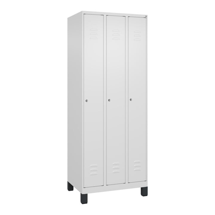 C+P Spind Classic PLUS 3 Abteile 1950 x 750 x 500 mm 9016/9016