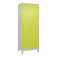C+P Spind Classic PLUS 3 Abteile 1950 x 750 x 500 mm grau/grün
