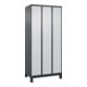 C+P Spind Classic PLUS 3 Abteile 1950 x 900 x 500 mm 7016/7035