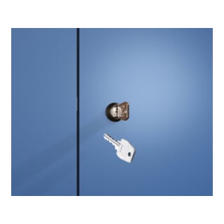C+P Spind Classic PLUS 3 Abteile 1950 x 900 x 500 mm weiß