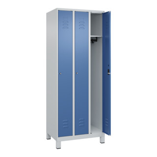 C+P Spind Classic PLUS 3 compartiments 1950 × 750 × 500 mm 7035/5023