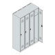C+P Spind Classic PLUS, 4 Abteile, 1850x1200x500mm, 7016/7016 Verschluss Sicherheits-Drehriegel 3 Garderobenhaken-4