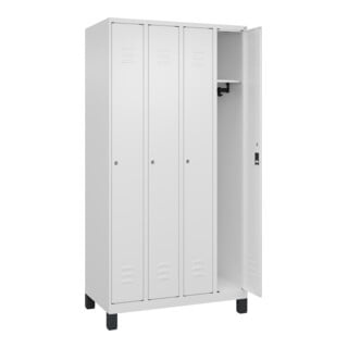 C+P Spind Classic PLUS 4 Abteile 1950 x 1000 x 500mm 9016/9016