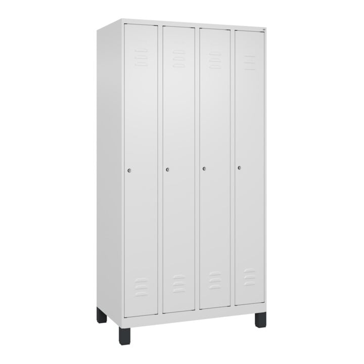 C+P Spind Classic PLUS 4 Abteile 1950 x 1000 x 500mm 9016/9016
