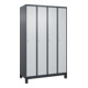 C+P Spind Classic PLUS 4 Abteile 1950 x 1200 x 500 mm 7016/7035