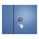 C+P Spind Classic PLUS Armoire 2 compartiments 1950 x 600 x 500 mm 9016/9016