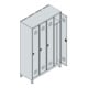 C+P Spind Classic PLUS Armoire à casiers 4 compartiments 1950 × 1200 × 500 mm gris