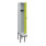 C+P Spind Classic PLUS, Bank, Sicherheits-Drehriegel, 3 Garderobenhaken, Dekor, auskragend-2