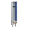 C+P Spind Classic PLUS, Bank,Sicherheits-Drehriegel, 3 Garderobenhaken, auskragend-2
