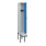 C+P Spind Classic PLUS, Bank, Sicherheits-Drehriegel, 3 Garderobenhaken, Dekor, auskragend-2