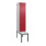 C+P Spind Classic PLUS, Bank, Zylinderschloss, 4 Garderobenhaken, Dekor, untergebaut-1