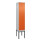 C+P Spind Classic PLUS, Gestell, Zylinderschloss, 4 Garderobenhaken-1