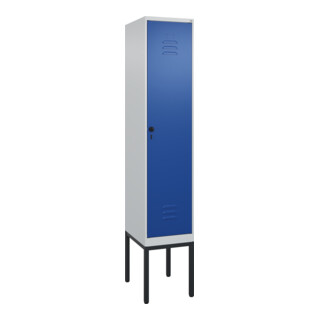 C+P Spind Classic PLUS, Gestell, Sicherheits-Drehriegel, 4 Garderobenhaken