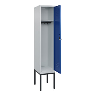 C+P Spind Classic PLUS, Gestell, Sicherheits-Drehriegel, 4 Garderobenhaken