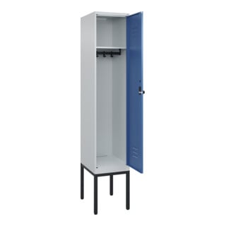 C+P Spind Classic PLUS, Gestell, Sicherheits-Drehriegel, 4 Garderobenhaken