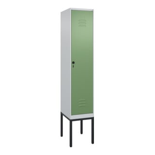 C+P Spind Classic PLUS, Gestell, Sicherheits-Drehriegel, 4 Garderobenhaken