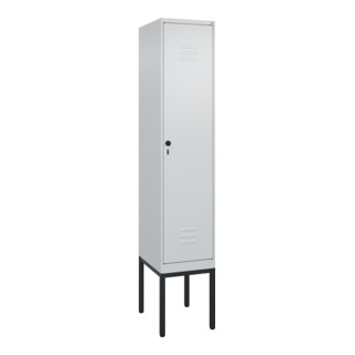 C+P Spind Classic PLUS, Gestell, Sicherheits-Drehriegel, 4 Garderobenhaken