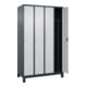 C+P Spind Classic PLUS Spind 4 Abteile 1950 x 1200 x 500 mm grau